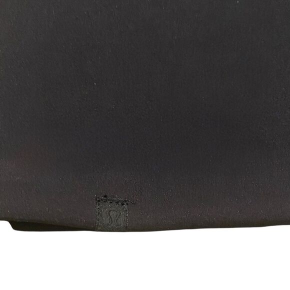 Lululemon Shaped Short Sleeve Solid Black Size 4 - Picture 7 of 7